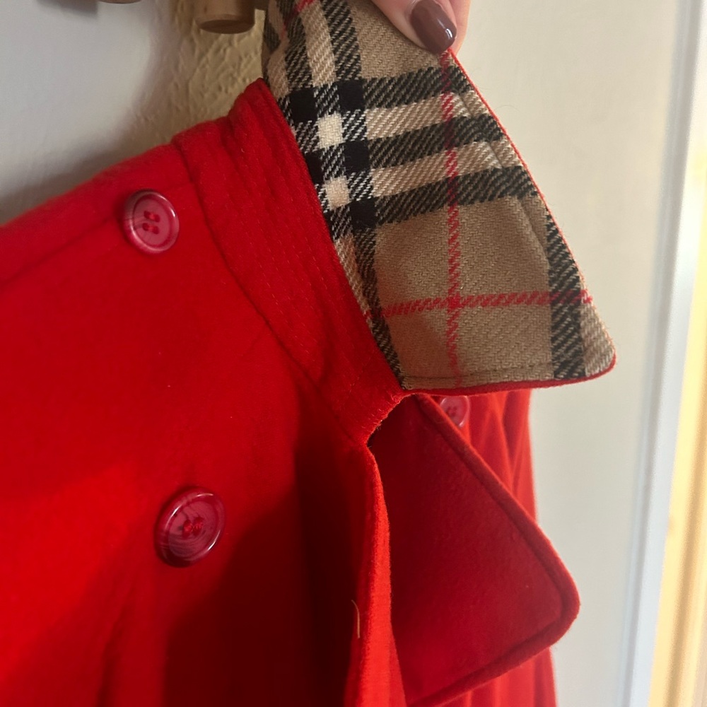 Burberry Red Coat